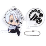 Yamanbagiri Chougi Touken Ranbu ONLINE Minnano Kuji Noodle Stopper Campaign 2nd Plate Noodle Stopper Prize G Key Ring [USED]