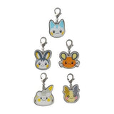 HOPPE DAISHUGO Charm 5 pieces B Pokemon Pokemon Center Limited Key Ring  [USED]