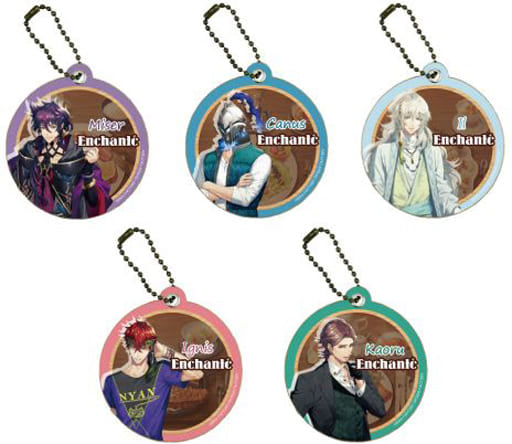 Michelle Alex, etc. Cafe Enchante Chara Leather Charm 01 All 5 Types Set Charm [USED]