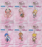 All 6 Types Set Acrylic Keychain Mascot "Sakura Miku" Hatune Miku Key Ring [USED]