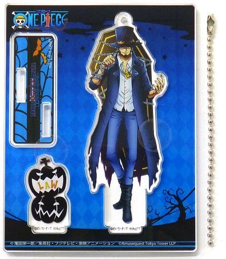 Trafalgar Law One Piece Acrylic Stand Charm Halloween 2019 Tokyo One Piece Tower Tongari Store Limited Charm [USED]