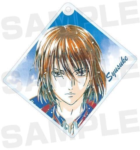 Shusuke Fuji The New Prince of Tennis Ani-Art Trading Acrylic Key Chains Seigaku Key Ring [USED]