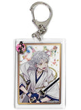 Tsurumaru Kuninaga Touken Ranbu -online- Keychain B FamilyMart Key Ring [USED]