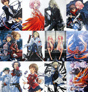 GUILTY CROWN JACKET POSTERBOOK B3 Poster 12 Sheets Set Jacket Illustration Guilty Crown Blu-ray BOX ANIPLEX+ Purchase Bonus Poster [USED]