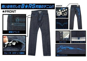 BRS Jeans 34inc Black Rock Shooter Character apparel [USED]