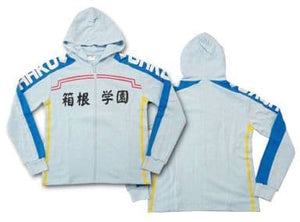 Hakone Gakuen High School Jersey Style Hoodie Blue L Size Yowamushi Pedal Character apparel [USED]