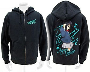 Nakajima Azusa Embroidered Hoodie 2011MODEL Black M Size K-On! Character apparel [USED]