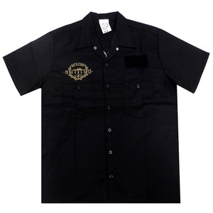 Kongo Kaiji Embroidery Work Shirt Black M Size Kantai Collection C86 Goods Character apparel [USED]