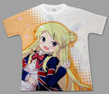 Kujo Karen Full Print T-shirt Free Size Hello!! Kin-iro Mosaic C87 Goods Character apparel [USED]