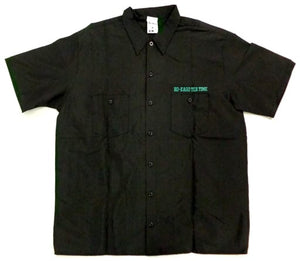 Nakajima Azusa Embroidery Work Shirt Black XL Size K-On !! Event GEE! Limited Character apparel [USED]