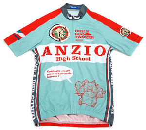 Anzio High School Cycle Jersey Green XL Size Girls und Panzer der Film Character apparel [USED]