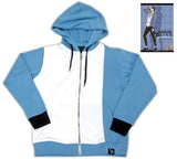 Hyotei ver. Hoodie White x Light Blue Free Size The New Prince of Tennis Character apparel [USED]