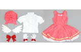 Kinomoto Sakura's Costume Pink x White S Size Cardcaptor Sakura Character apparel [USED]