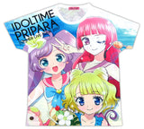 SoLaMi SMILE Full Graphic T-shirt White Ladies Free Size Idol Time PriPara Summer Live Tour 2017 Character apparel [USED]