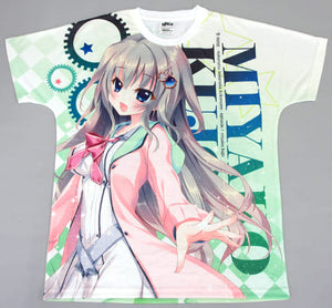 Kujo Miyako 9 -Nine- Kokonotsu Kokonoka Kokonoiro Full Graphic T-Shirt Free Size C92 Limited T-shirt [USED]