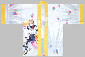 Kagamine Len ver. Full Graphic LIVE Happi Yellow Free Size Hatsune Miku Magical Mirai 2018 Character apparel [USED]