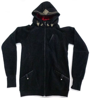 Lucis's Crest Hoodie vol.2 Black L Size Final Fantasy XV x SQUARE ENIX CAFE 7th Character apparel [USED]