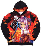 Son Wu's Bloodline Full Graphic Hoodie XL Size Shin Koihime Musou -Revolution- Electric Festival 2018 WINTER in Takadanobaba & C95 Goods Character apparel [USED]