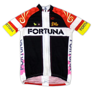 FORTUNA Cycle Jersey 2.0 Red x Black XL Size Long Riders! Character apparel [USED]