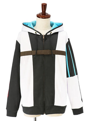 Saber Charlemagne Image Hoodie White x Black Men's Free Fate/Extella Link Character apparel [USED]