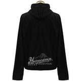 Laid-Back Camp Thin Dry Hoodie Black XL Size Laid-Back Camp Character apparel [USED]