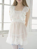 Chiffon Maid Apron White Character apparel [USED]