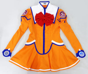 Preparatory School Girls Uniform Costume Orange M Size Stellvia Character apparel [USED]