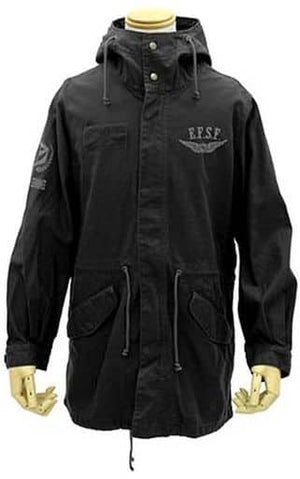 Earth Federation Space Force M-51 Jacket Black L Size Mobile Suit Gundam Character apparel [USED]