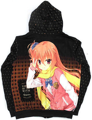 Inaba Meguru Full Print Hoodie Winter ver. Green XL Size Sabbat of The Witch C97 Goods Character apparel [USED]