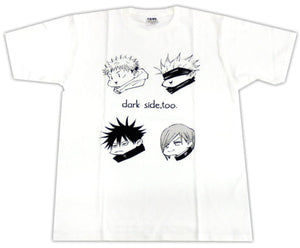 Gathering SD Main Chara T-shirt White M Size Jujutsu Kaisen Comic Cumulative 2 Million Commemorative Project CAMPFIRE Limited Crowdfunding Investment Privilege Character apparel [USED]