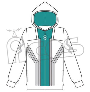 Romani Archiman Image Hoodie White Men's Free Size Fate/Grand Order - Absolute Demonic Front: Babylonia Character apparel [USED]