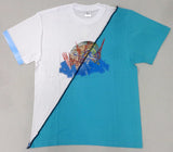 Hinatazaka46 DASADA Reverse Bicolor T-Shirt Emerald Green Free Size Hinatazaka46 x DASADA Character apparel [USED]