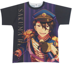 Rei Sakuma Ensemble Stars! Full Graphic T-Shirt Full Color Size: L Eccentric Snow Party! 2020 Limited Character apparel [USED]