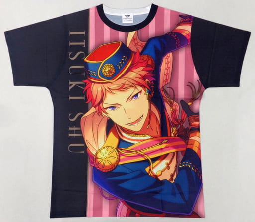 Shu Itsuki Ensemble Stars! Full Graphic T-Shirt Full Color Size: L Eccentric Snow Party! 2020 Limited Character apparel [USED]