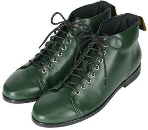 High Cut Leather Dress Shoes Men's Green Men's 24.5cm Kino's Journey -the Beautiful World- the Animated Series Shoes [USED]