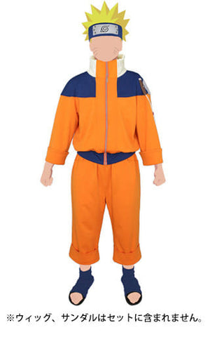 Uzumiaki Naruto Shonen Hen Costume Set Men's M Size Naruto Character apparel [USED]