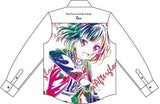 Mitake Ran Ani-Art Full Graphic Casual Shirt White Unisex L Size BanG Dream! Girls Band Party! Character apparel [USED]