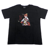 Riddle Rosehearts Dialogue T-shirt Black L Size Disney: Twisted-Wonderland Character apparel [USED]