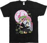 Mitsuri Kanroji Demon Slayer: Kimetsu no Yaiba T-shirt Black Size: L Commemorating The Completion of The Series Digital Version Limited to Weekly Shonen Jump Subscribers Service For All Applicants Part 5 Character apparel [USED]