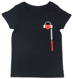 Miyano Mamoru Left Chest Logo T-Shirt Black S Size MAMORU MIYANO 2nd LIVE TOUR 2009 -SMILING!- Character apparel [USED]