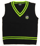 Diasomnia Dormitory Knit Vest Black Free Size Disney: Twisted-Wonderland Character apparel [USED]