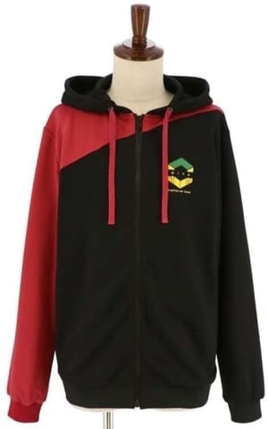 Tomioka Giyu Character Image Hoodie Black x Red M Size Demon Slayer: Kimetsu no Yaiba Character apparel [USED]