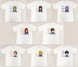 All 8 Types Set T-Shirt White Free Size 22/7 Character apparel [USED]