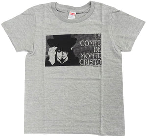 Count Monte Cristo T-Shirt Gray S Size Gankutsuou: The Count of Monte Cristo Exhibition in ACG_Labo Character apparel [USED]