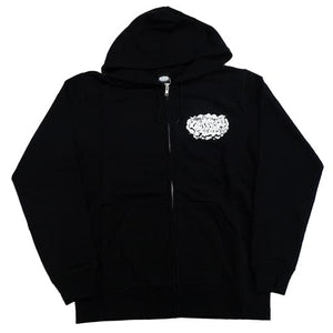 Logo Hoodie Hypnosis Flava Ver.1 Black L Size Hypnosis Mic: Division Rap Battle Hypnosis Flava@Mixalive TOKYO Character apparel [USED]