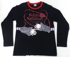 Naito Maia Hapymaher Maia Hugging Long Sleeve T-Shirt Black Size: L Character apparel [USED]