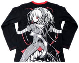 Naito Maia Maia Hugging Long Sleeve T-shirt Black M Size Hapymaher Character apparel [USED]