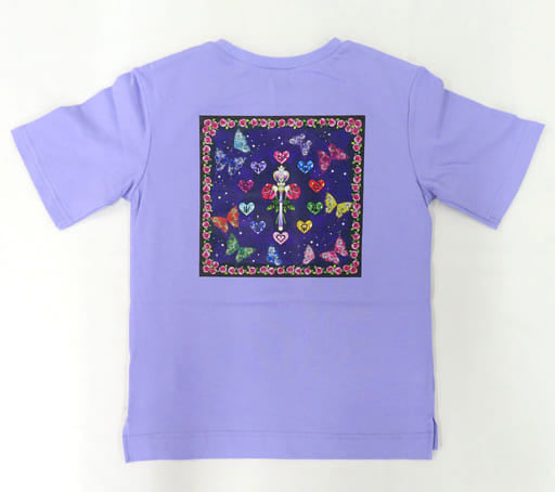 Mini Sailor Moon X Anna Sui T-shirt Lavender Size: L Character apparel [USED]