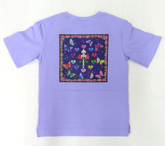 Mini Sailor Moon X Anna Sui T-shirt Lavender Size: L Character apparel [USED]
