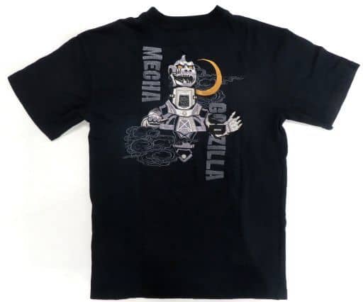 Mechagodzilla Godzilla Series X Switch Planning Embroidered Short Sleeve T-Shirt Black Size M Character apparel [USED]